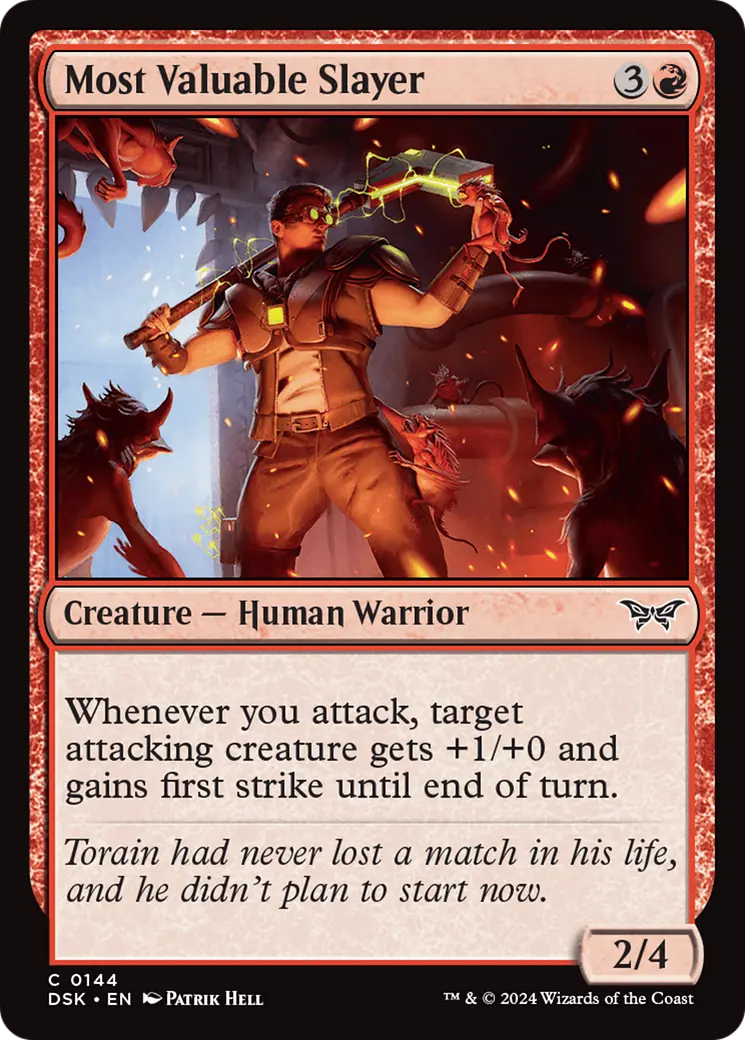 Most Valuable Slayer [Duskmourn: House Of Horror] 1