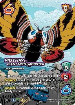 Mothra, Giant Moth Monster - Foil 1
