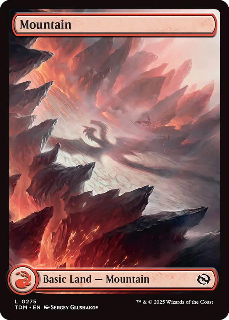 Mountain (0275) [Tarkir: Dragonstorm] 1