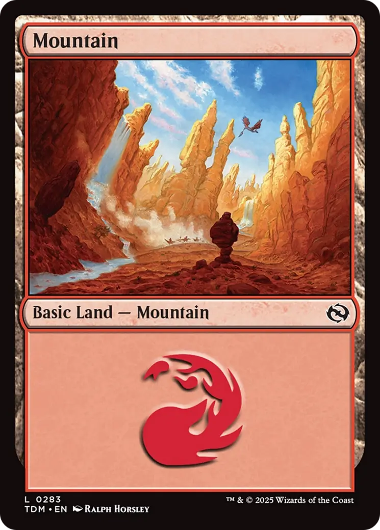 Mountain (0283) [Tarkir: Dragonstorm] 1