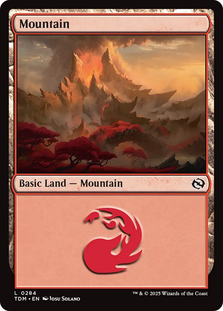 Mountain (0284) [Tarkir: Dragonstorm] 1