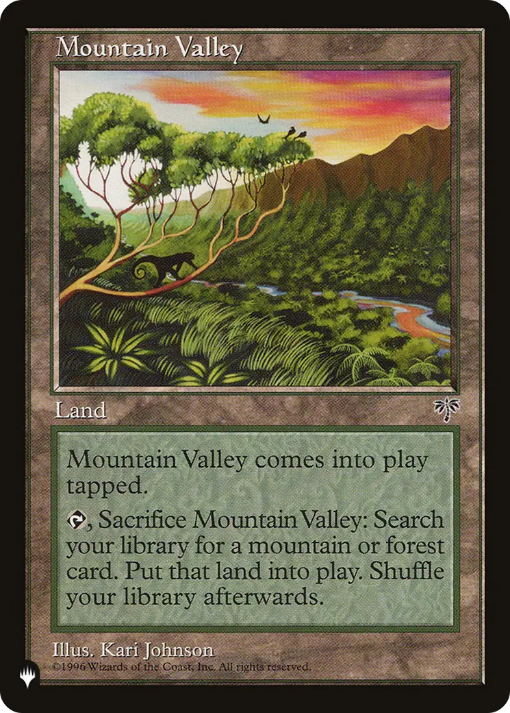 Mountain Valley [The List] 1