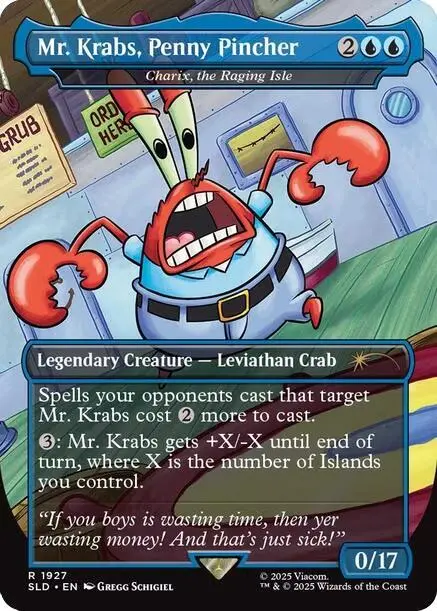 Mr. Krabs, Penny Pincher - Charix, The Raging Isle [Secret Lair Drop Series] 1