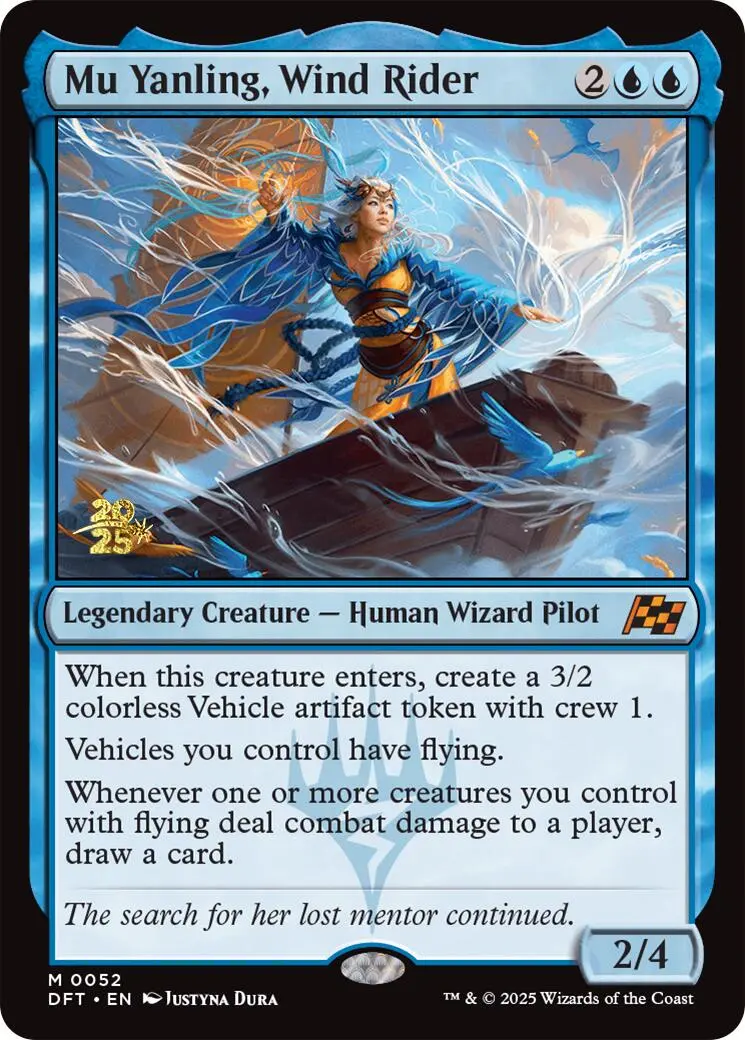 Mu Yanling, Wind Rider [Aetherdrift Prerelease Promos] 1