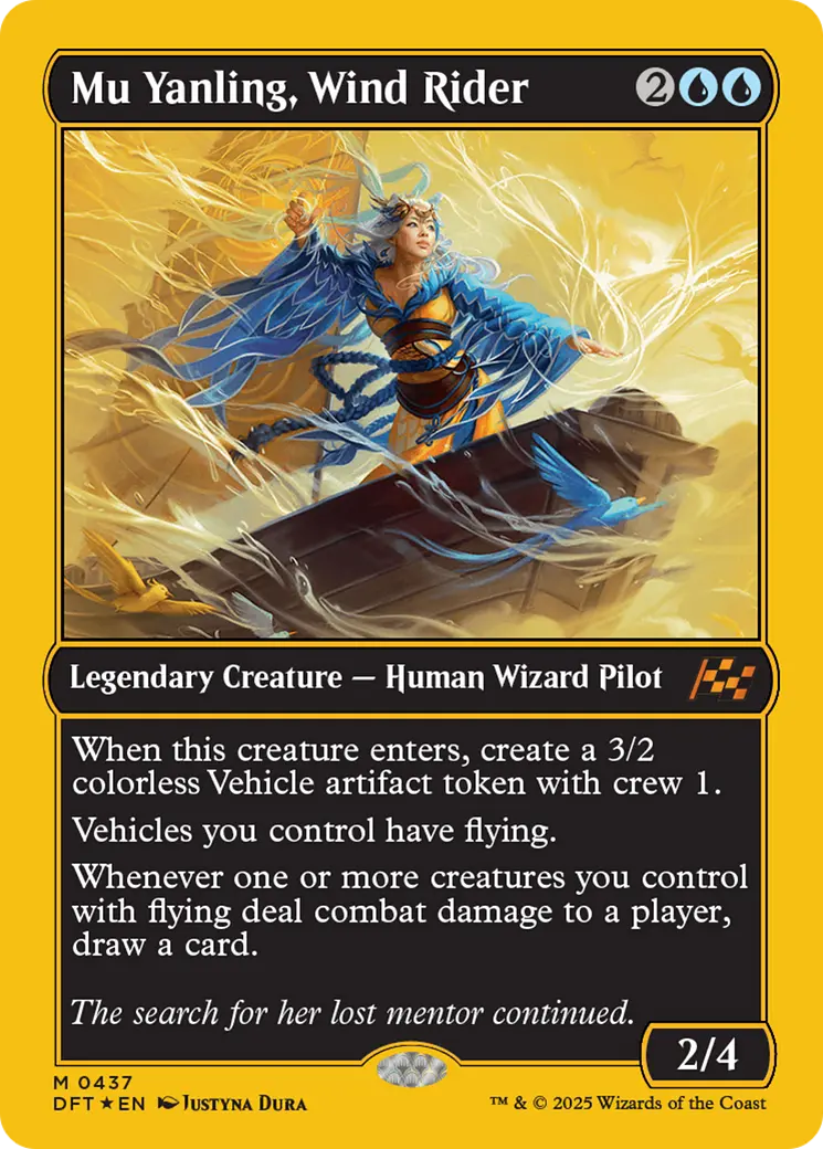 Mu Yanling, Wind Rider (First-Place Foil) [Aetherdrift] 1