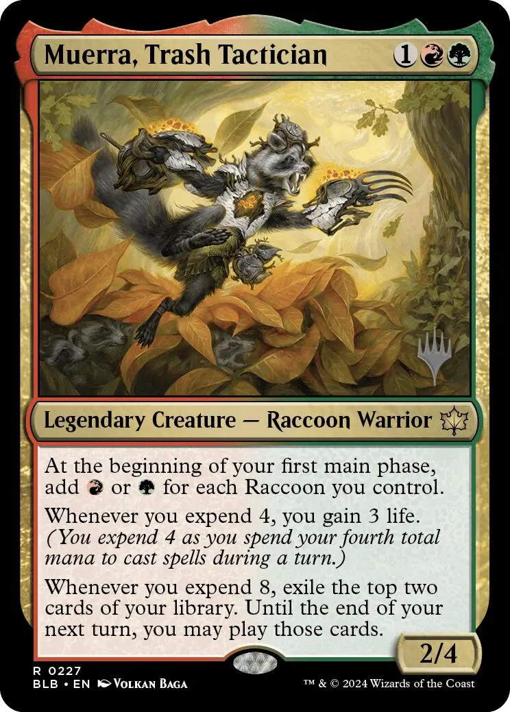 Muerra, Trash Tactician (Promo Pack) [Bloomburrow Promos] 1
