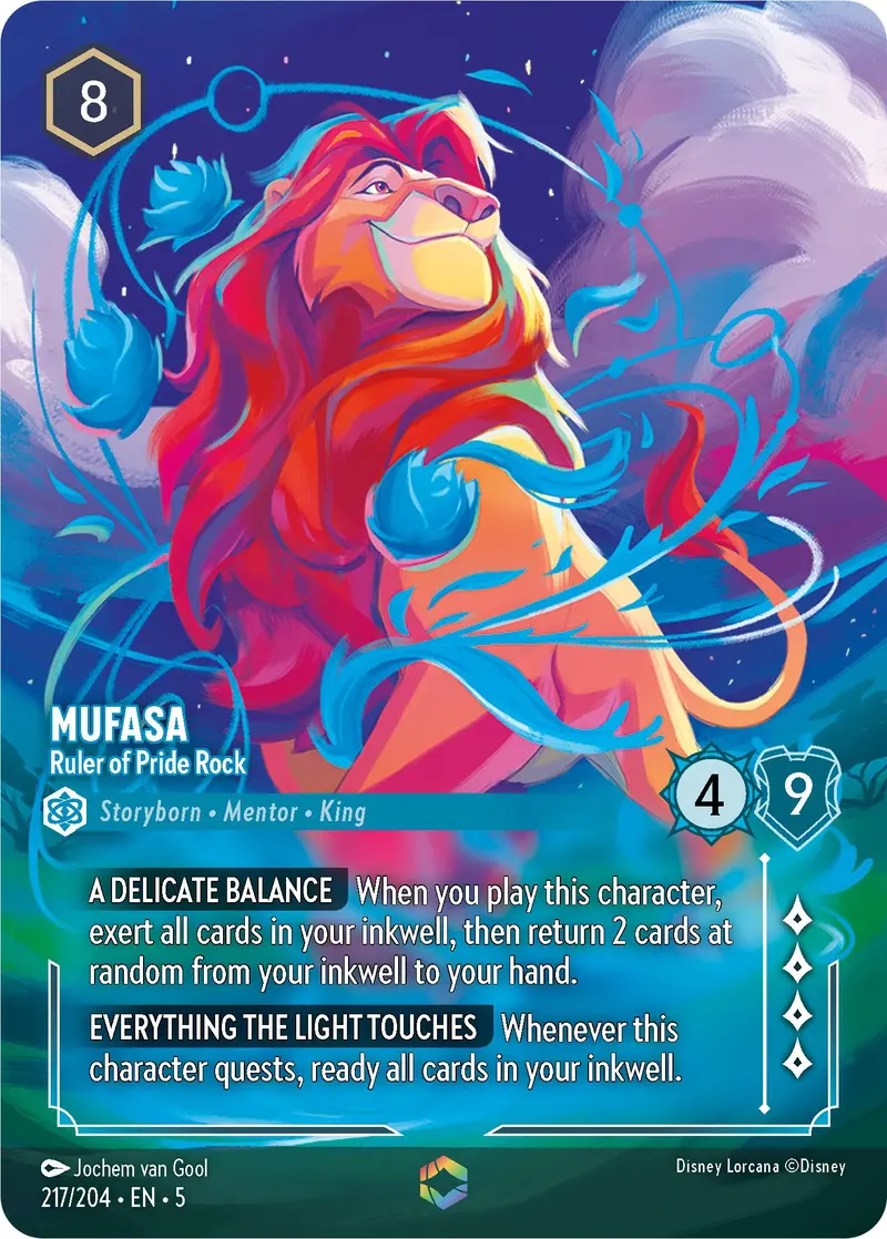 Mufasa - Ruler Of Pride Rock (Enchanted) (217/204) [Shimmering Skies] 1