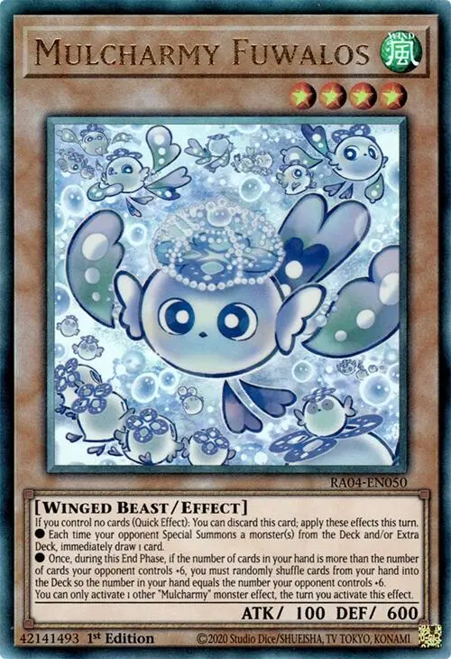 Mulcharmy Fuwalos [Ra04-En050] Prismatic Ultimate Rare 1