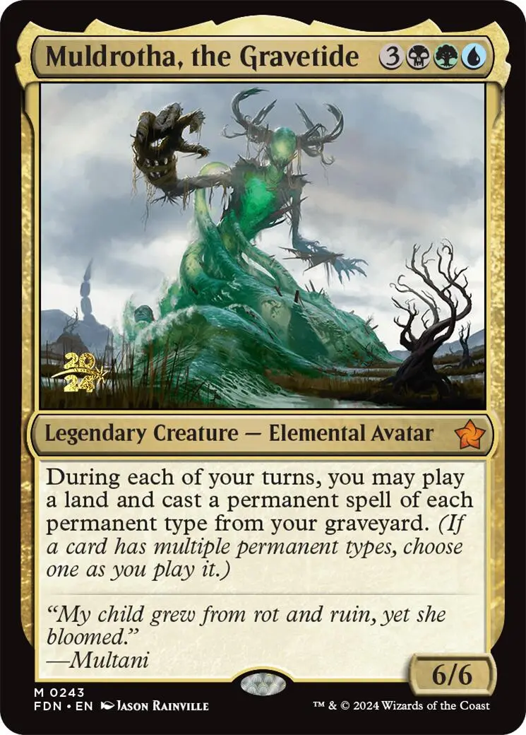 Muldrotha, The Gravetide [Foundations Prerelease Promos] 1