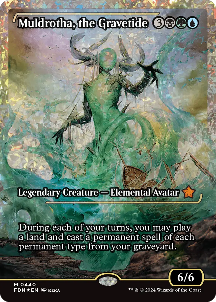 Muldrotha, The Gravetide (Showcase) (Fracture Foil) [Foundations] 1