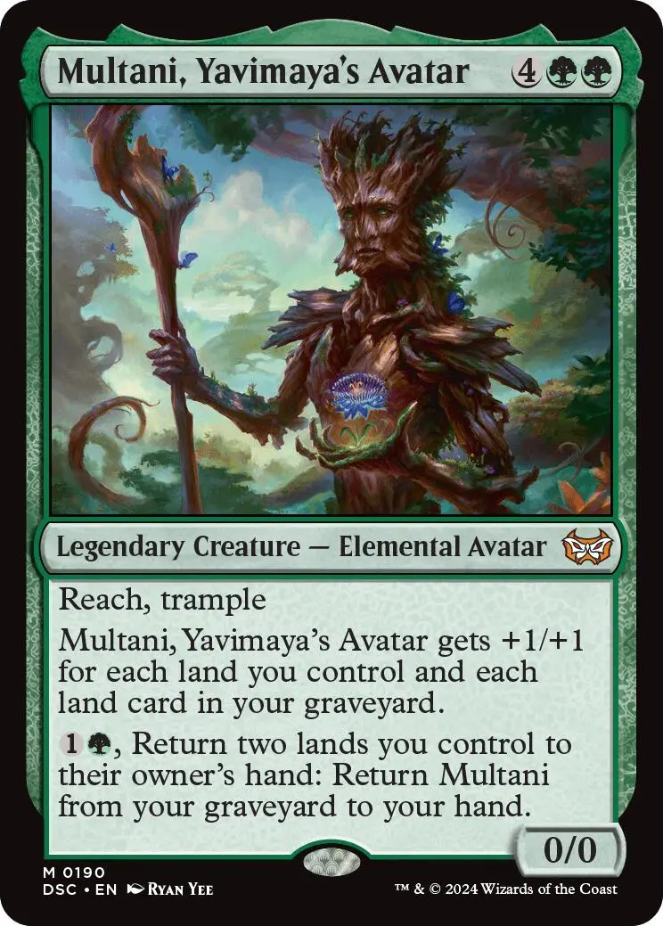 Multani, Yavimaya's Avatar [Duskmourn: House Of Horror Commander] 1