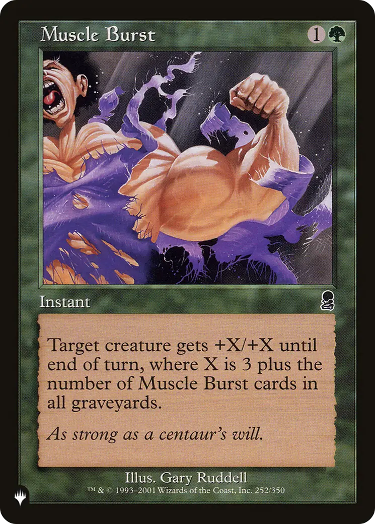 Muscle Burst [The List] 1