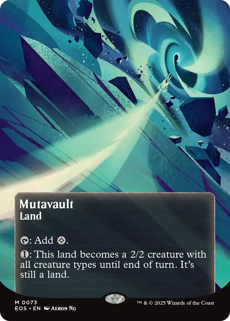 Mutavault (0073) (Borderless) [Edge Of Eternities: Stellar Sights] 1