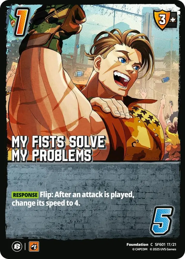My Fists Solve My Problems - Challenger Series: Street Fighter 6 (Sf6) (Foil) 1