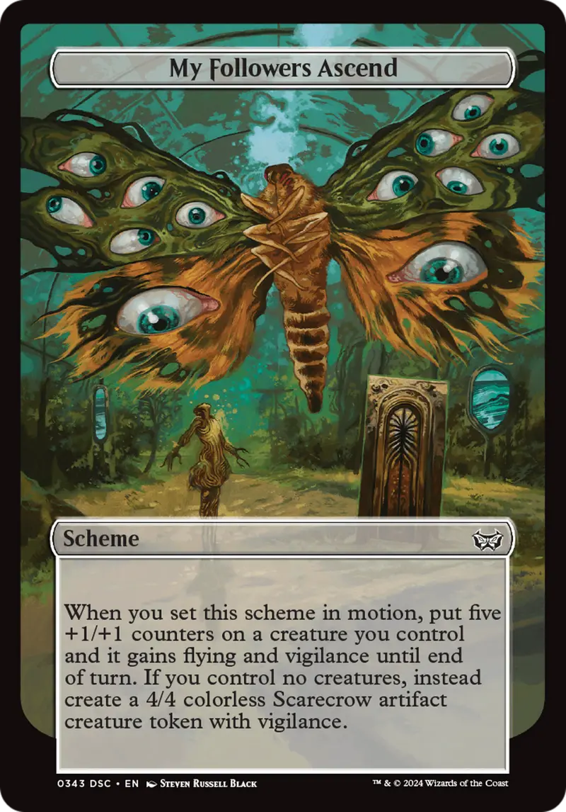 My Followers Ascend (Full Art) [Duskmourn: Archenemy] 1