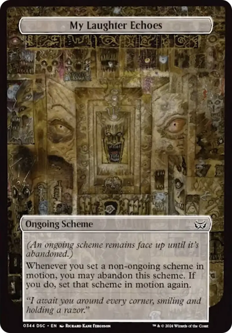 My Laughter Echoes (Full Art) [Duskmourn: Archenemy] 1