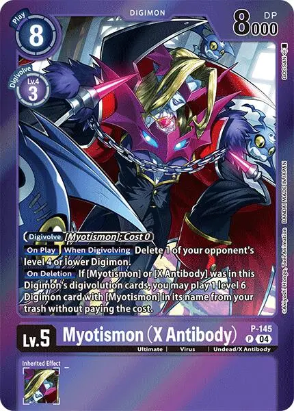Myotismon [P-145] (X Antibody) (Reprint) [Special Limited Set] 1