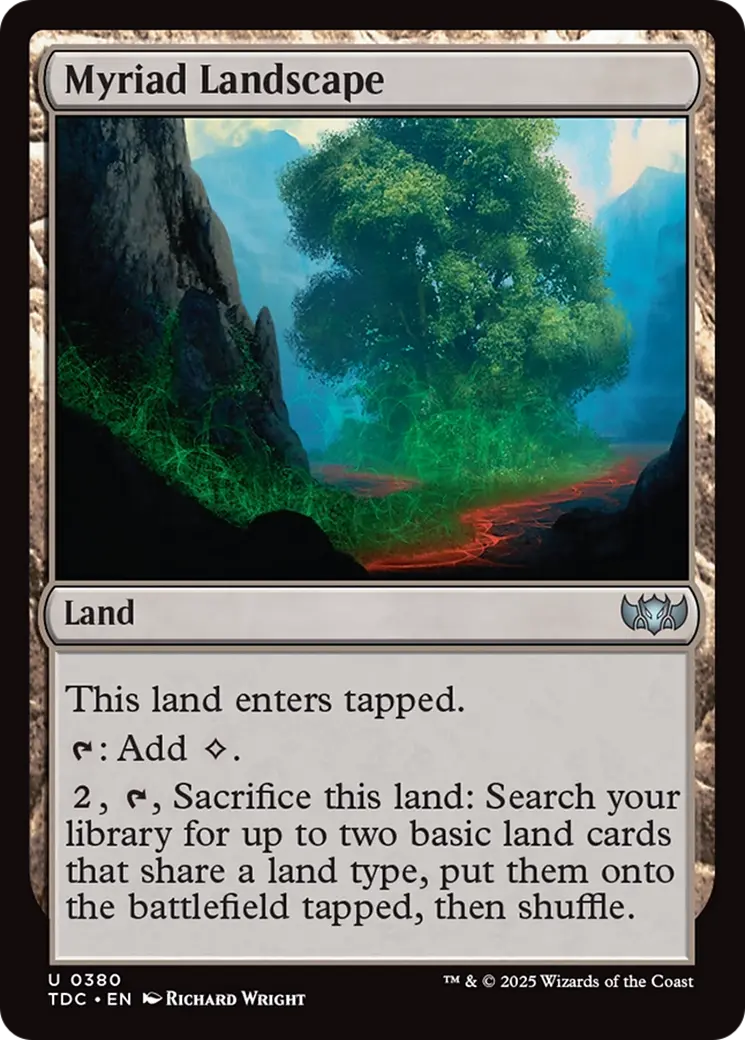 Myriad Landscape [Tarkir: Dragonstorm Commander] 1