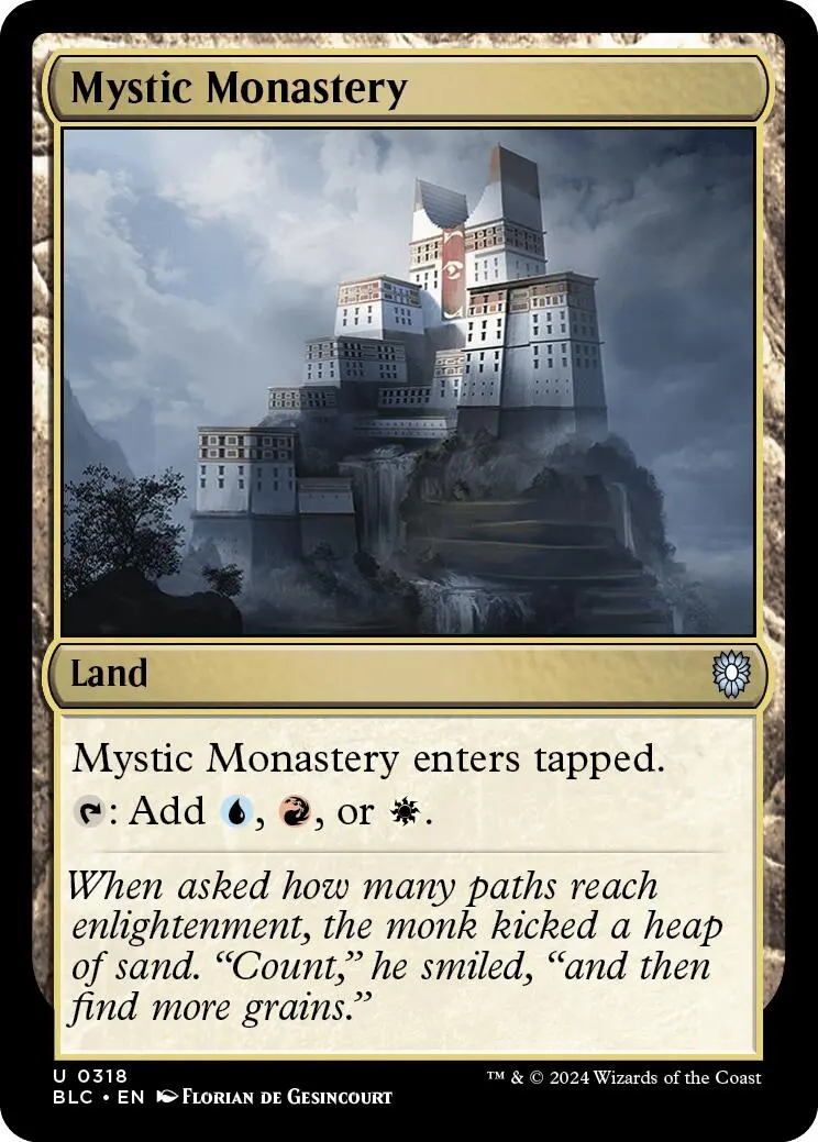 Mystic Monastery [Bloomburrow Commander] 1