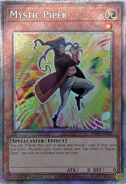 Mystic Piper [Ra04-En005] Platinum Secret Rare 1