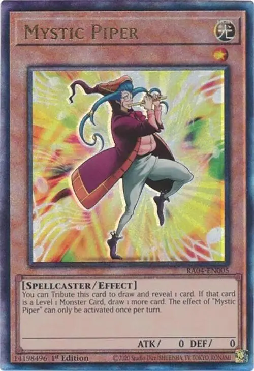 Mystic Piper [Ra04-En005] Prismatic Ultimate Rare 1