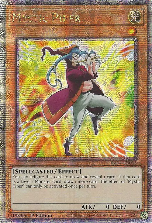 Mystic Piper [Ra04-En005] Quarter Century Secret Rare 1