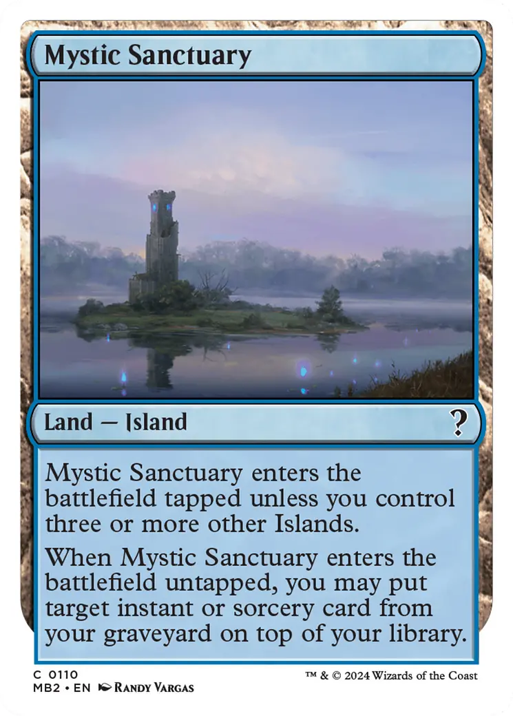 Mystic Sanctuary (White Border) [Mystery Booster 2] 1