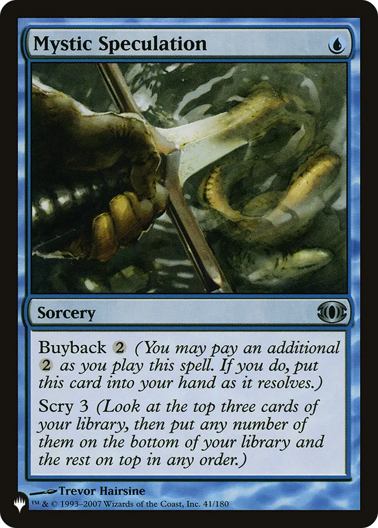 Mystic Speculation [The List] 1