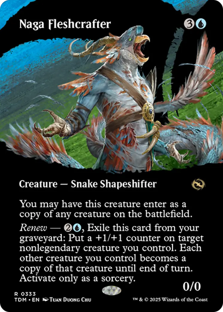 Naga Fleshcrafter (Borderless) [Tarkir: Dragonstorm] 1