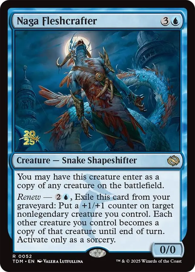 Naga Fleshcrafter [Tarkir: Dragonstorm Prerelease Promos] 1