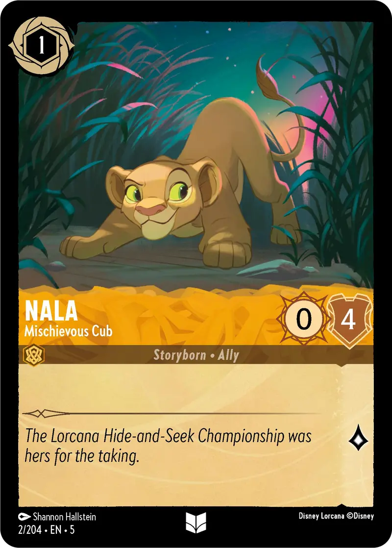 Nala - Mischievous Cub (2/204) [Shimmering Skies] 1