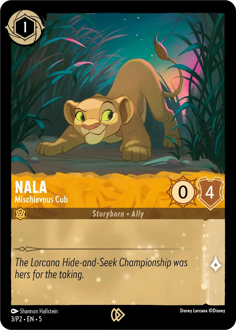 Nala - Mischievous Cub (3) [Promo Cards] 1