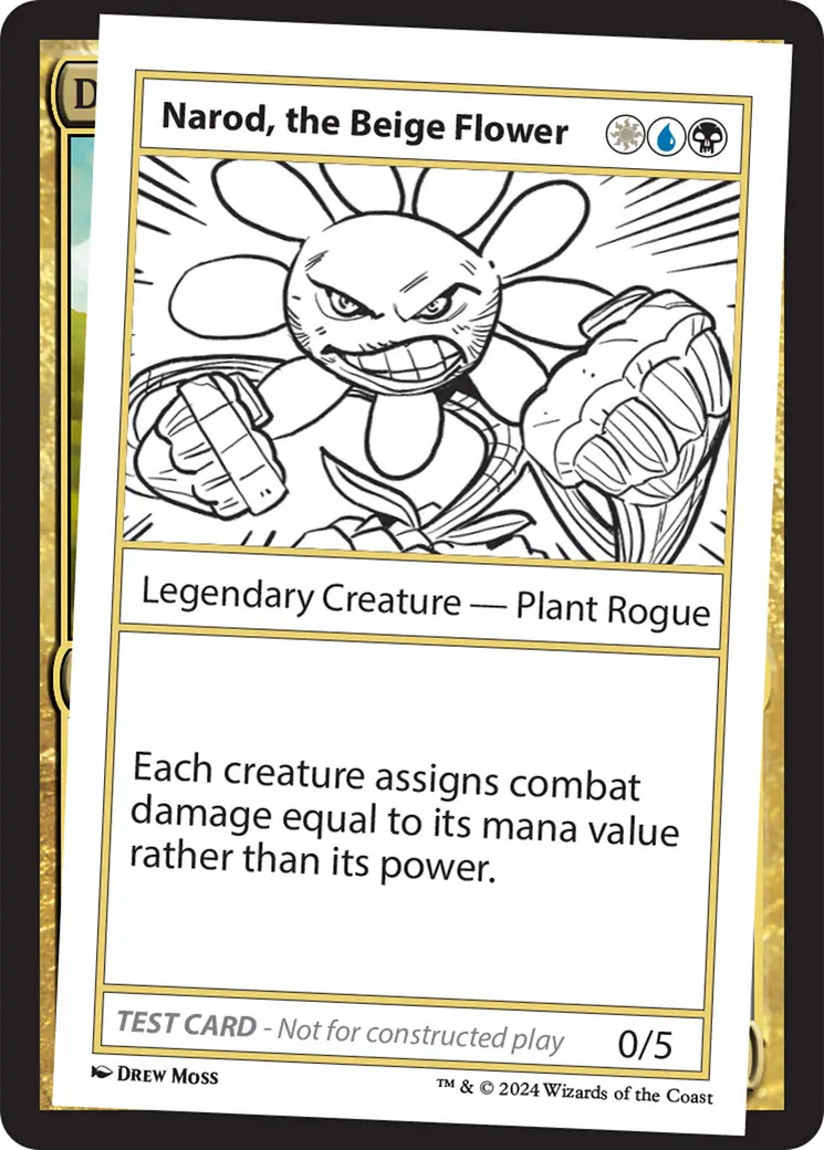Narod, The Beige Flower [Mystery Booster 2 Playtest Cards] 1