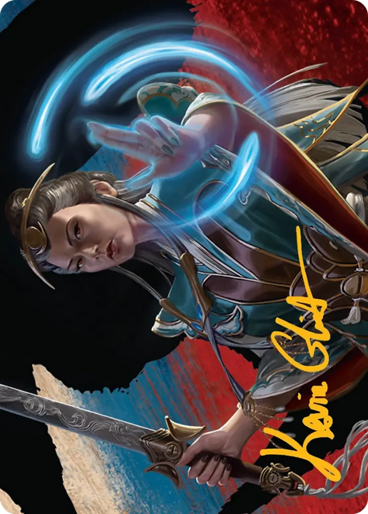 Narset, Jeskai Waymaster Art Card (44/54) [Tarkir: Dragonstorm Art Series] 1