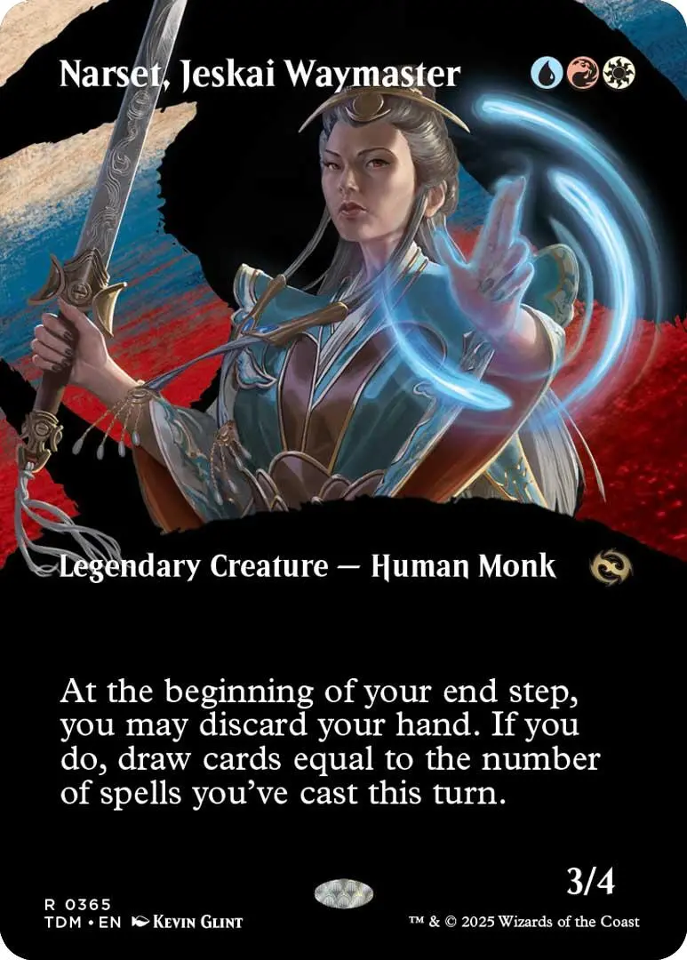 Narset, Jeskai Waymaster (Borderless) [Tarkir: Dragonstorm] 1