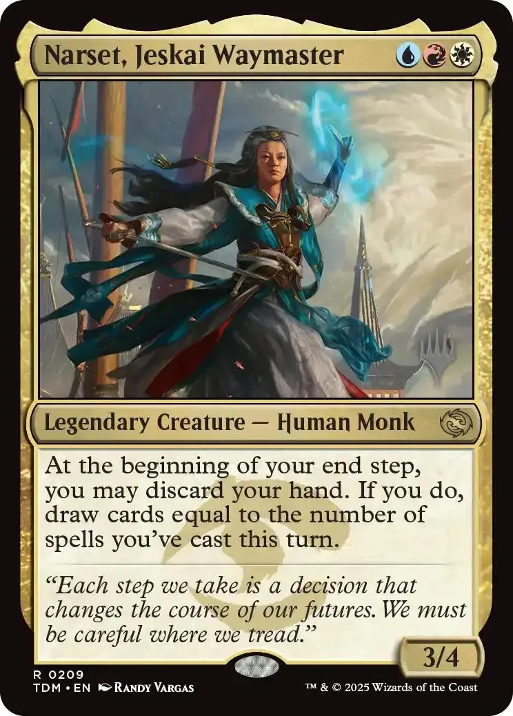 Narset, Jeskai Waymaster (Promo Pack) [Tarkir: Dragonstorm Promos] 1