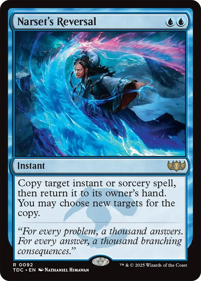 Narset's Reversal [Tarkir: Dragonstorm Commander] 1