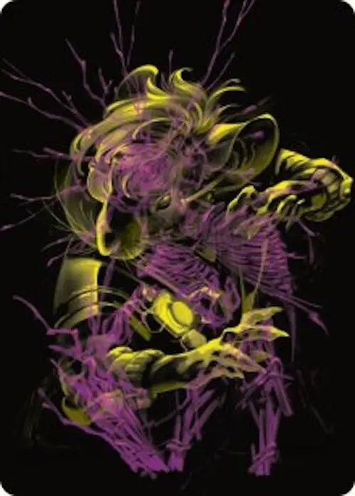 Nashi, Searcher In The Dark Art Card (43/54) [Duskmourn: House Of Horror Art Series] 1