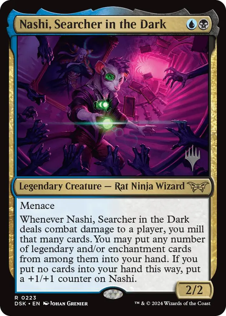 Nashi, Searcher In The Dark (Promo Pack) [Duskmourn: House Of Horror Promos] 1