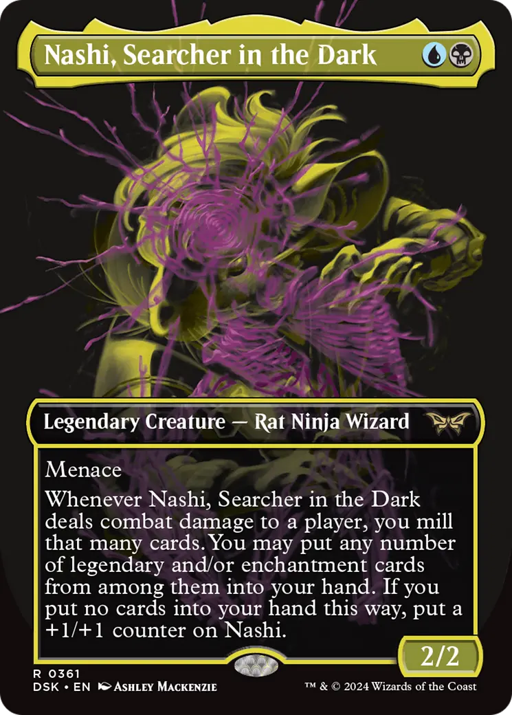 Nashi, Searcher In The Dark (Showcase) [Duskmourn: House Of Horror] 1