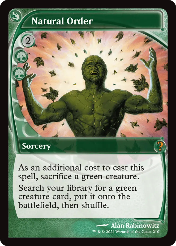 Natural Order (Future Sight) [Mystery Booster 2] 1