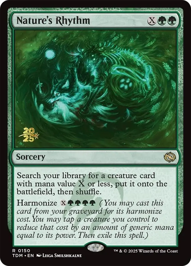 Nature's Rhythm [Tarkir: Dragonstorm Prerelease Promos] 1