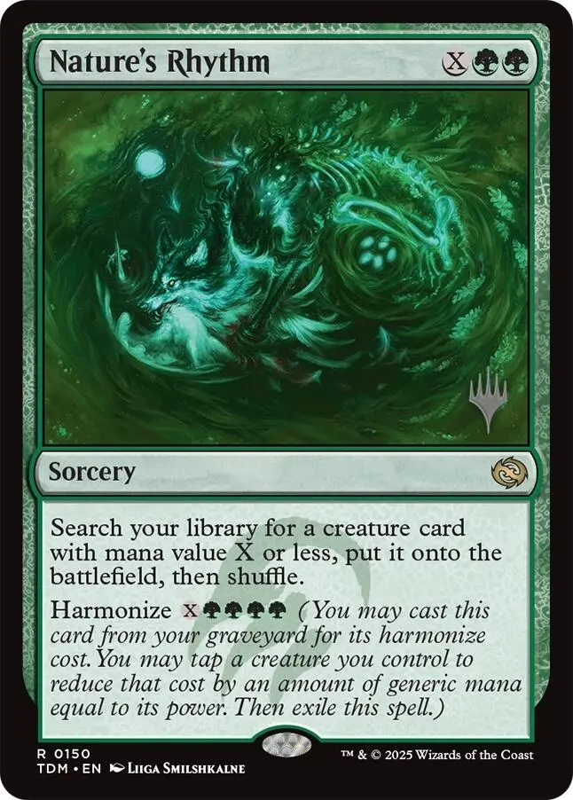 Nature's Rhythm [Tarkir: Dragonstorm Promos] 1