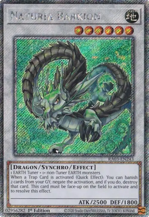 Naturia Barkion (Platinum Secret Rare) [Ra03-En243] Platinum Secret Rare 1