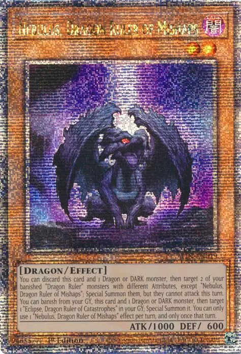 Nebulus, Dragon Ruler Of Mishaps [Alin-En019] Quarter Century Secret Rare 1