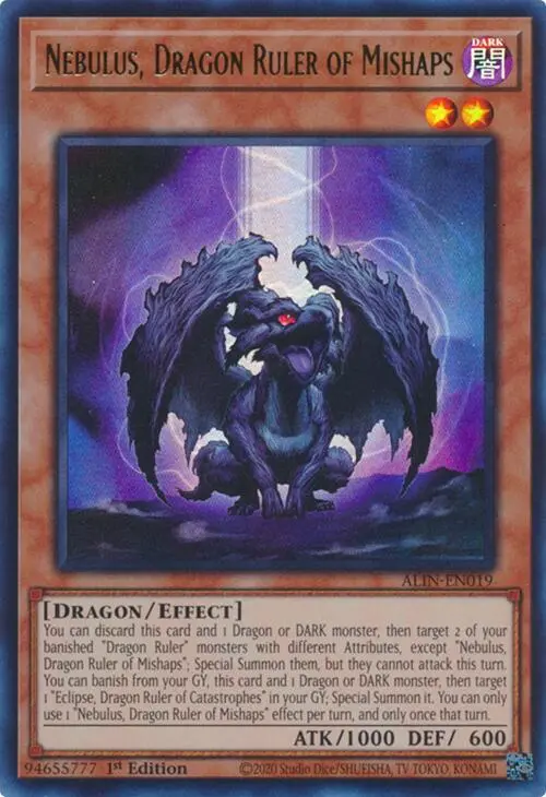 Nebulus, Dragon Ruler Of Mishaps [Alin-En019] Ultra Rare 1