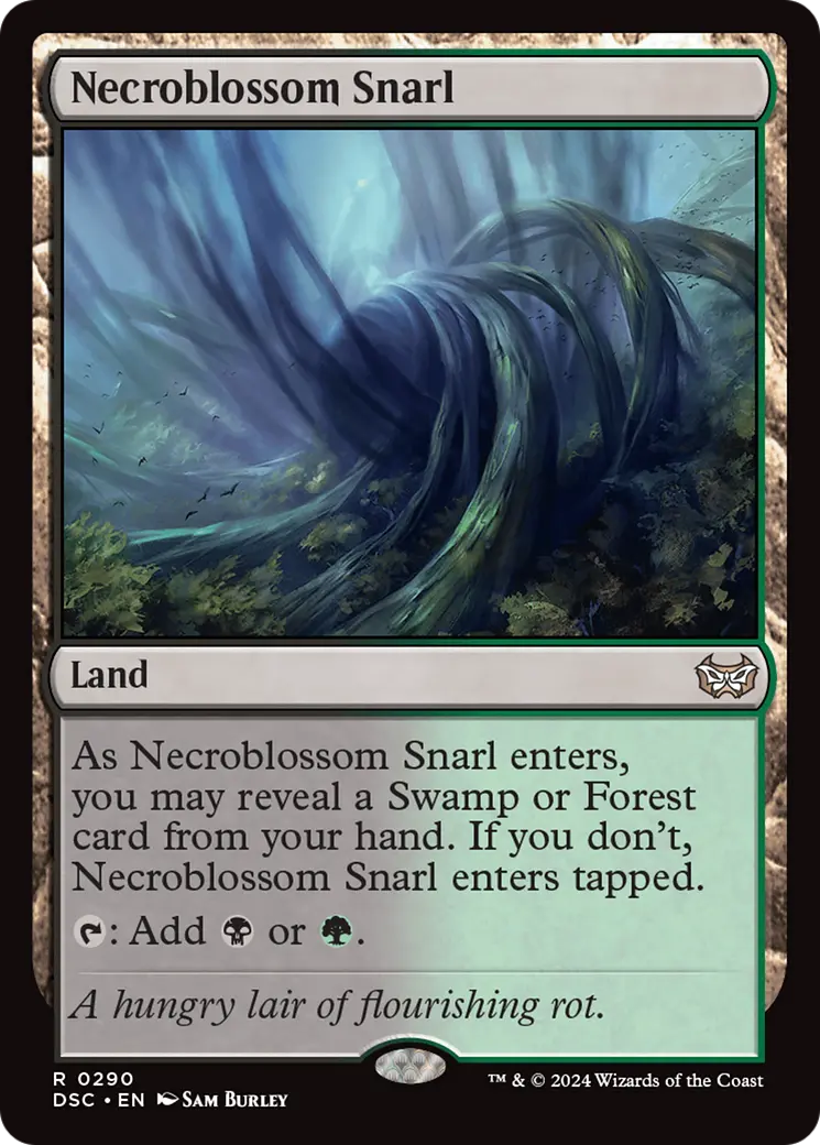 Necroblossom Snarl [Duskmourn: House Of Horror Commander] 1