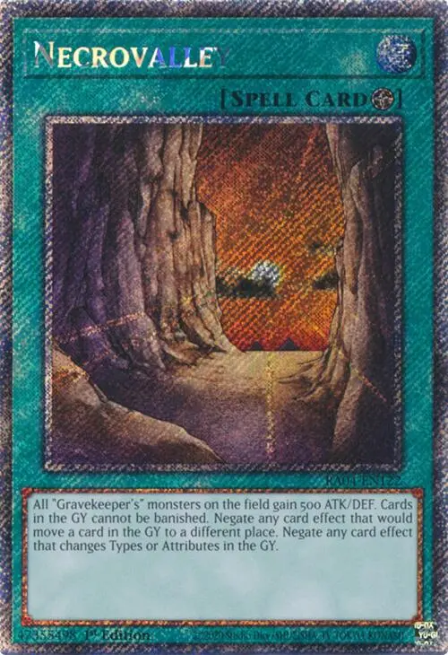 Necrovalley [Ra04-En122] Platinum Secret Rare 1