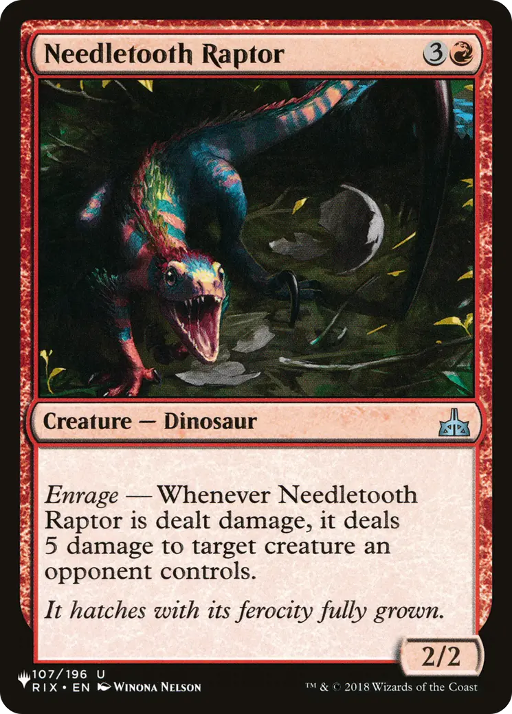 Needletooth Raptor [The List] 1