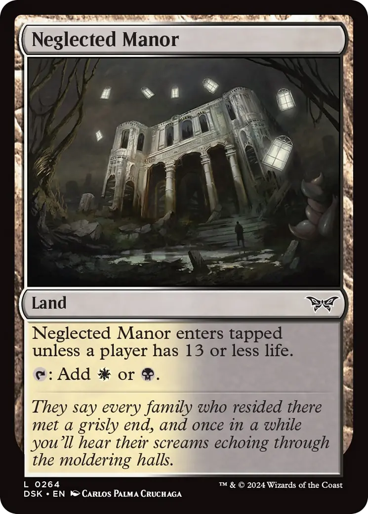 Neglected Manor [Duskmourn: House Of Horror] 1